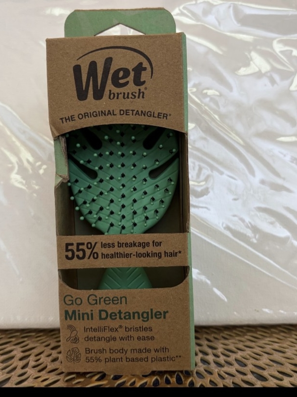 Go Green Mini Detangler - Green